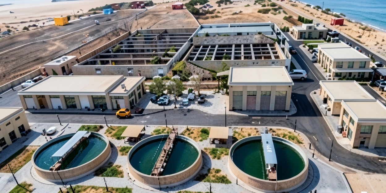 Al-Attiyat Al-Bahariya Wastewater Treatment Plant in Abnoub, Cairo - Egypt