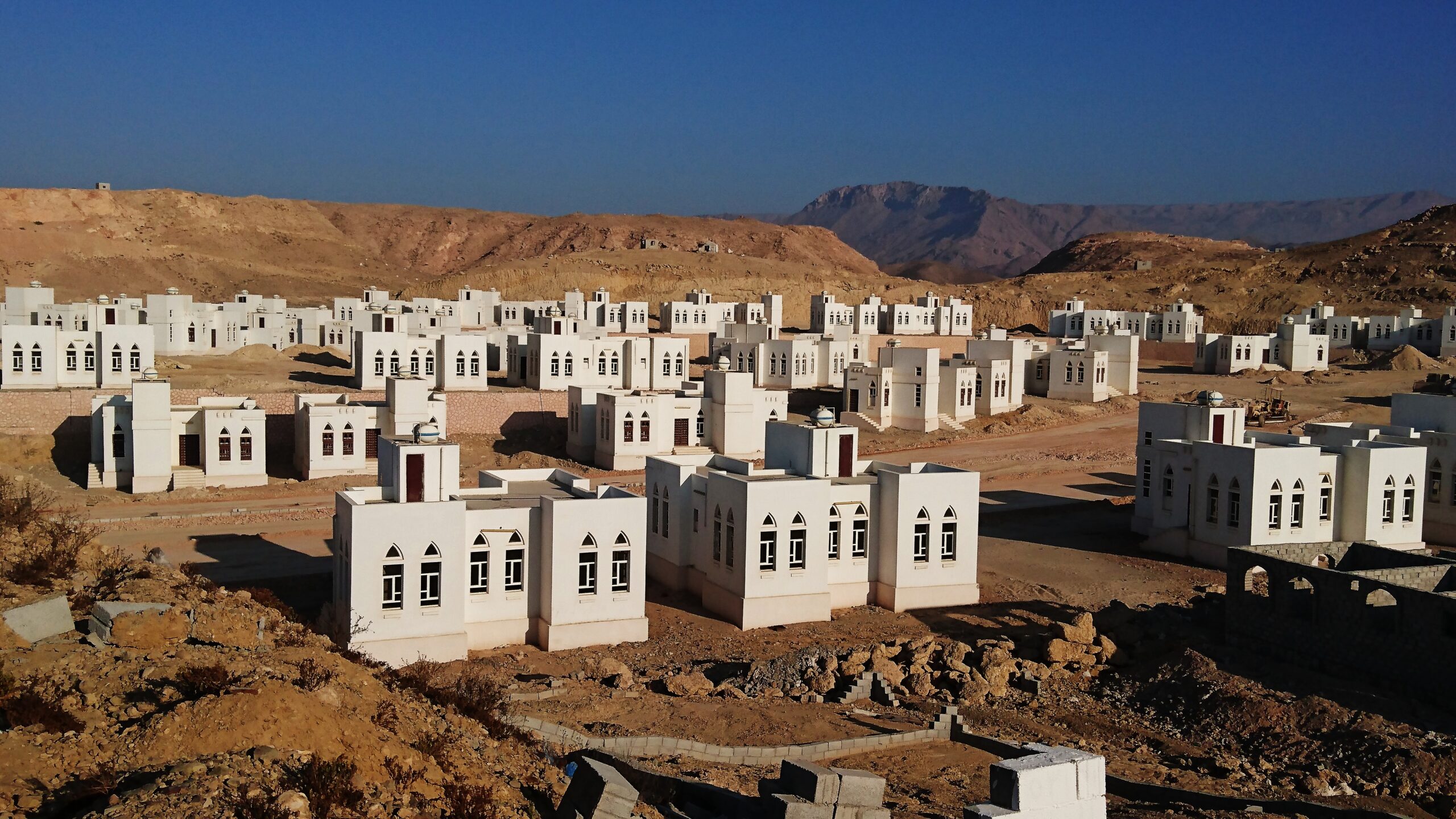 INFRASTRUCTURE FOR SHEIKH KHALIFA HOUSING PROJECT, 204 HOUSING UNITS, HADRAMOUT, YEMEN